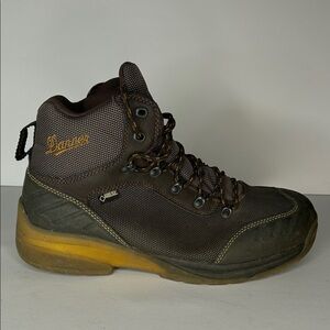 Danner Men's Black and Brown Hiking Boots